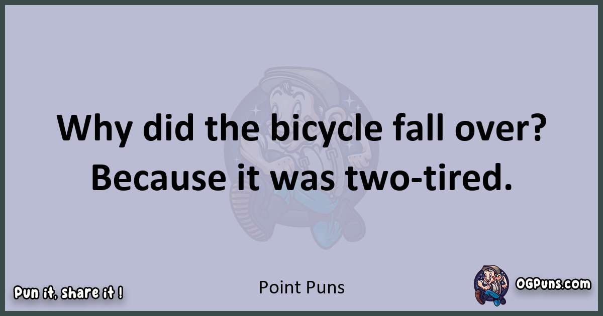 Textual pun with Point puns