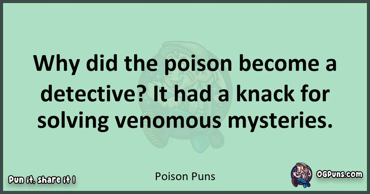 wordplay with Poison puns