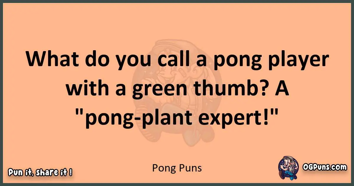 pun with Pong puns