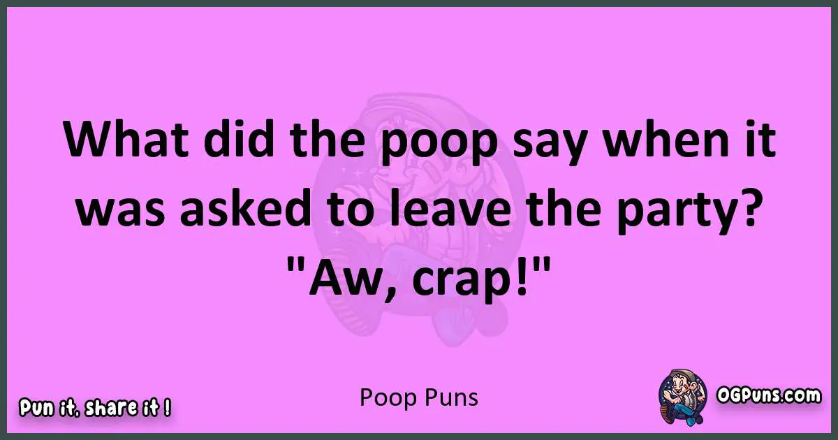 Poop puns nice pun