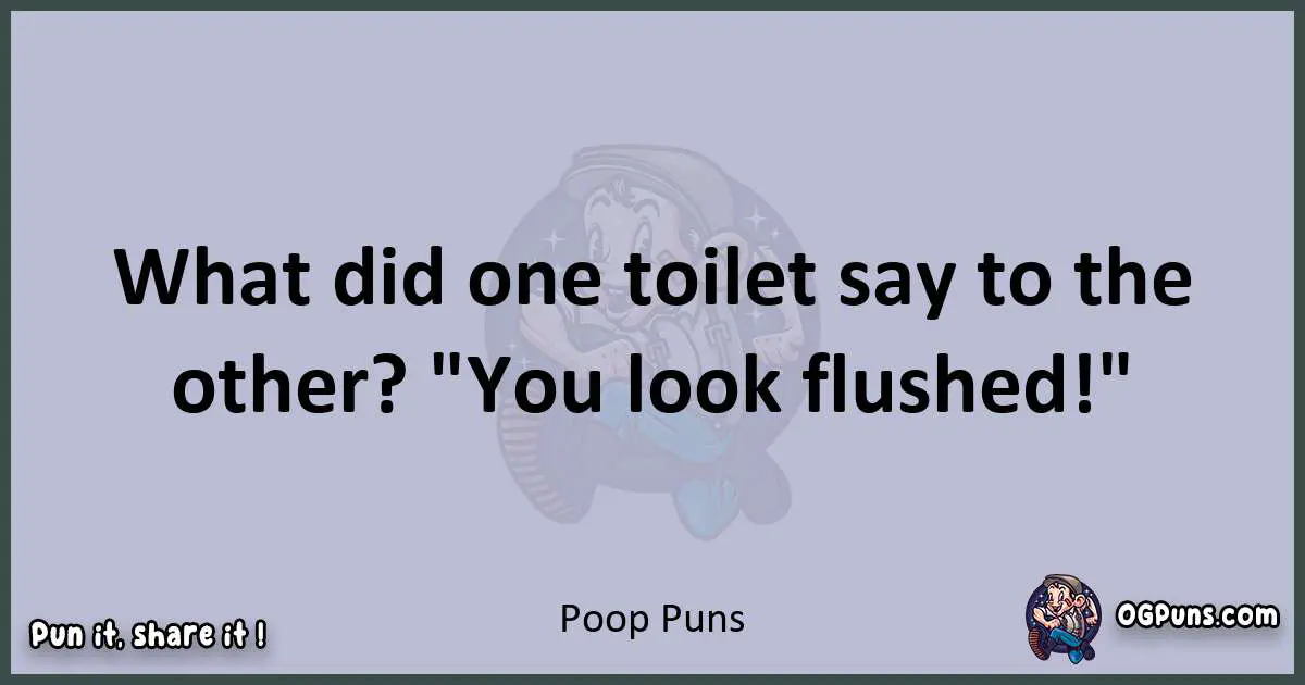 Textual pun with Poop puns