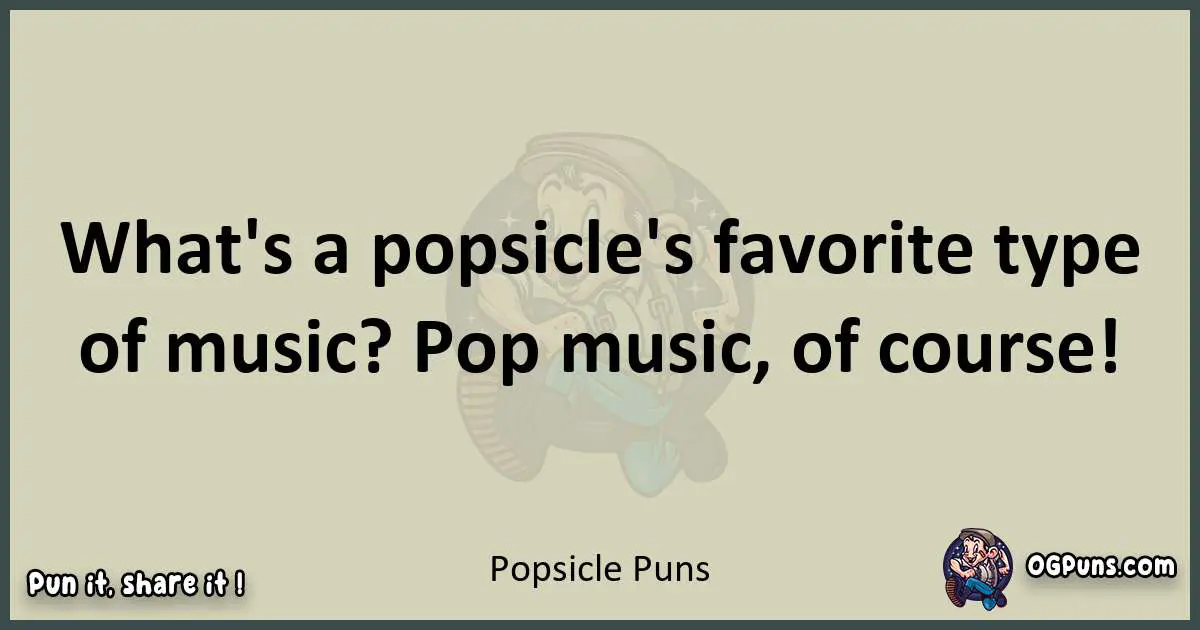 Popsicle puns text wordplay