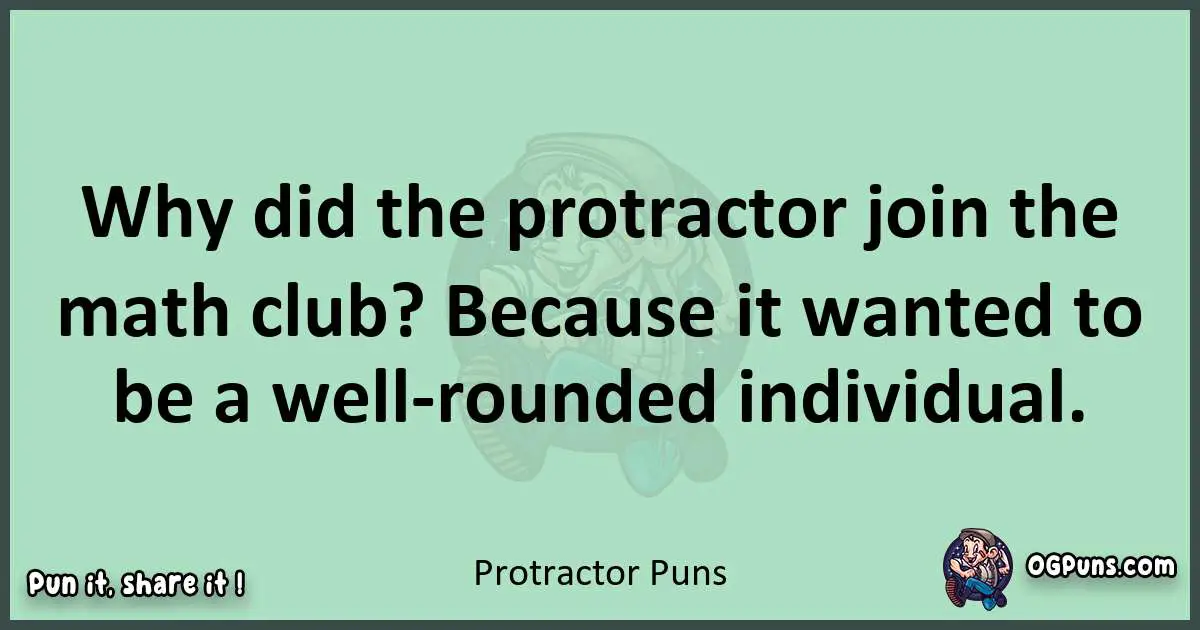 wordplay with Protractor puns