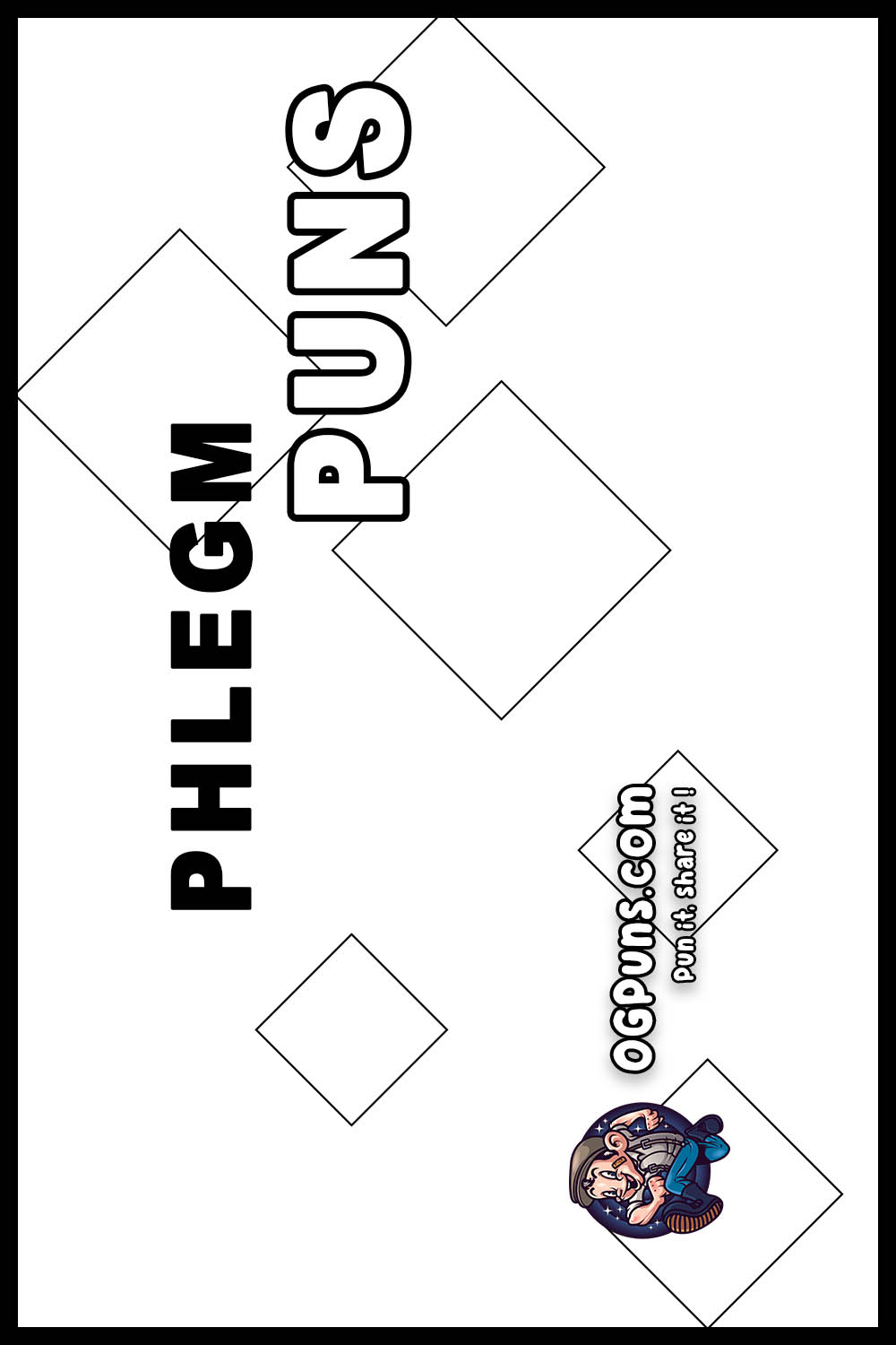 Phlegm puns Pinterest Image