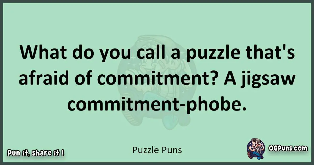 wordplay with Puzzle puns