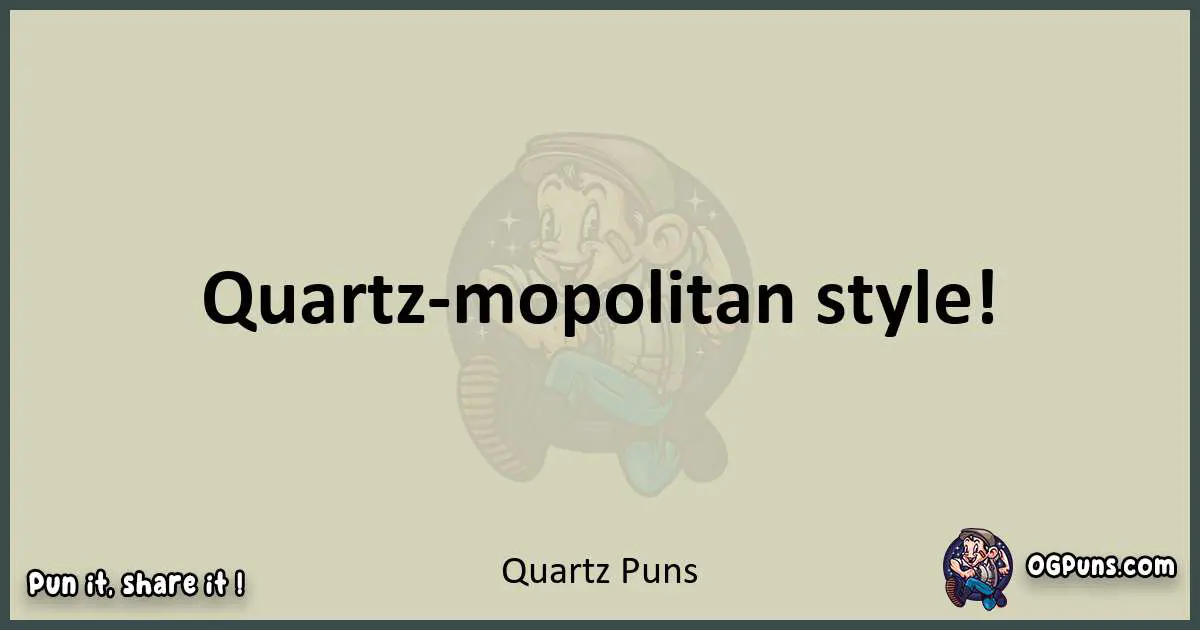 Quartz puns text wordplay