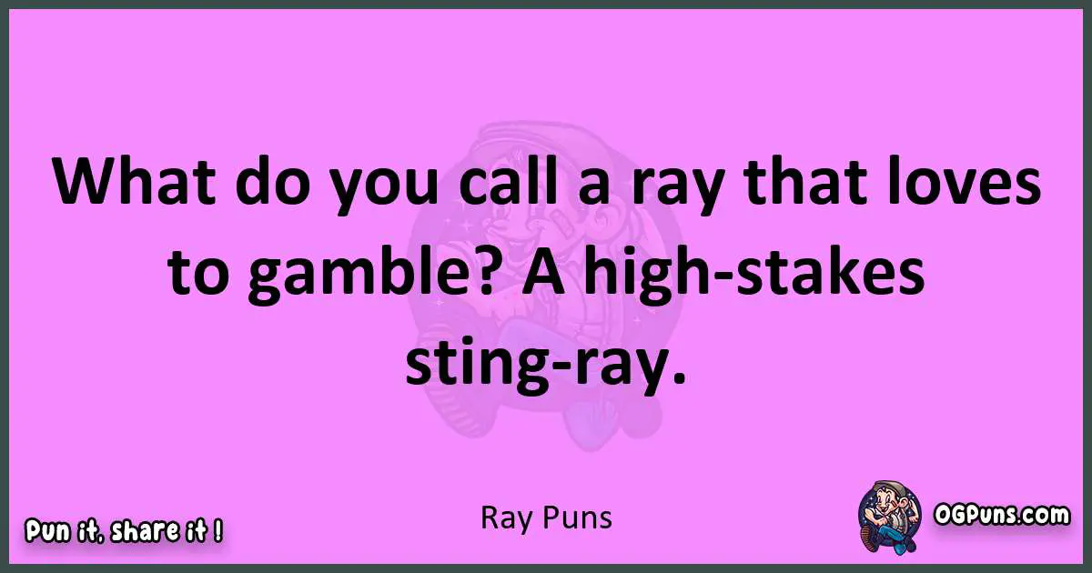 Ray puns nice pun