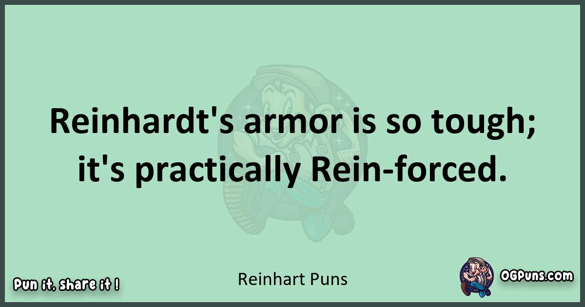 wordplay with Reinhart puns