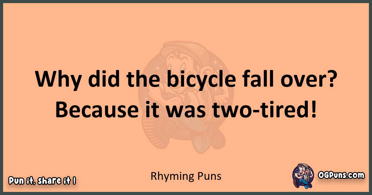 pun with Rhyming puns