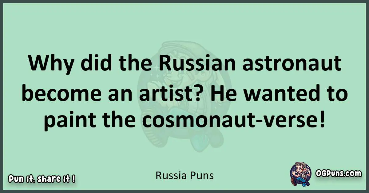 wordplay with Russia puns