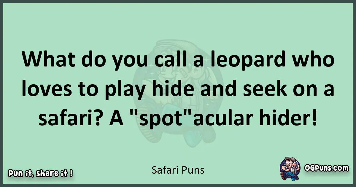 wordplay with Safari puns