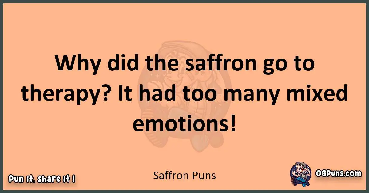 pun with Saffron puns