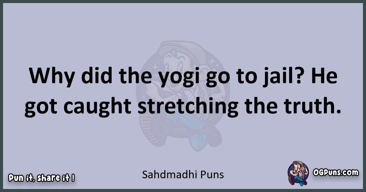 Textual pun with Sahdmadhi puns