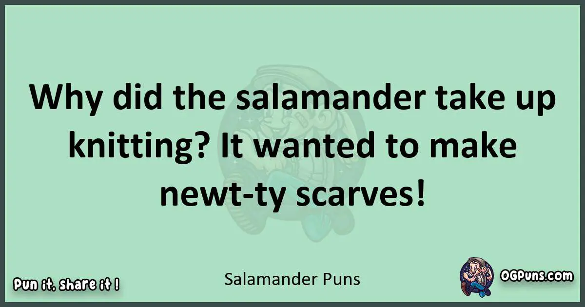 wordplay with Salamander puns