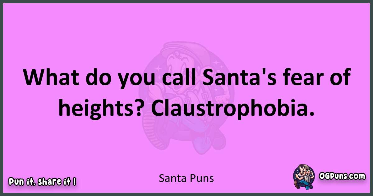 Santa puns nice pun