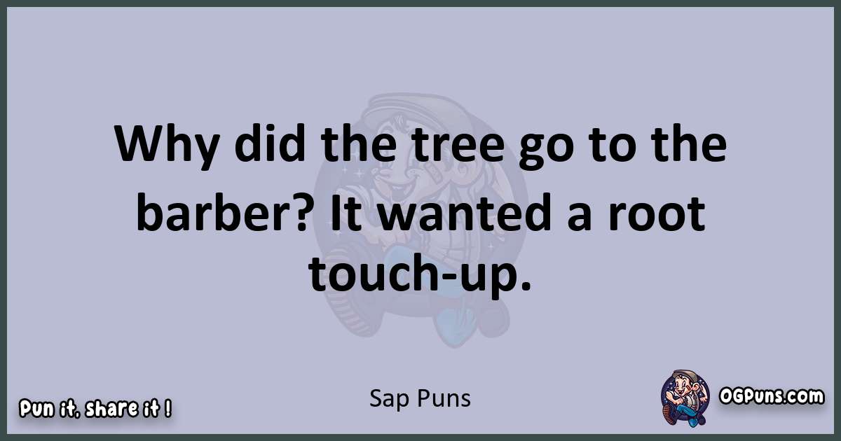 Textual pun with Sap puns