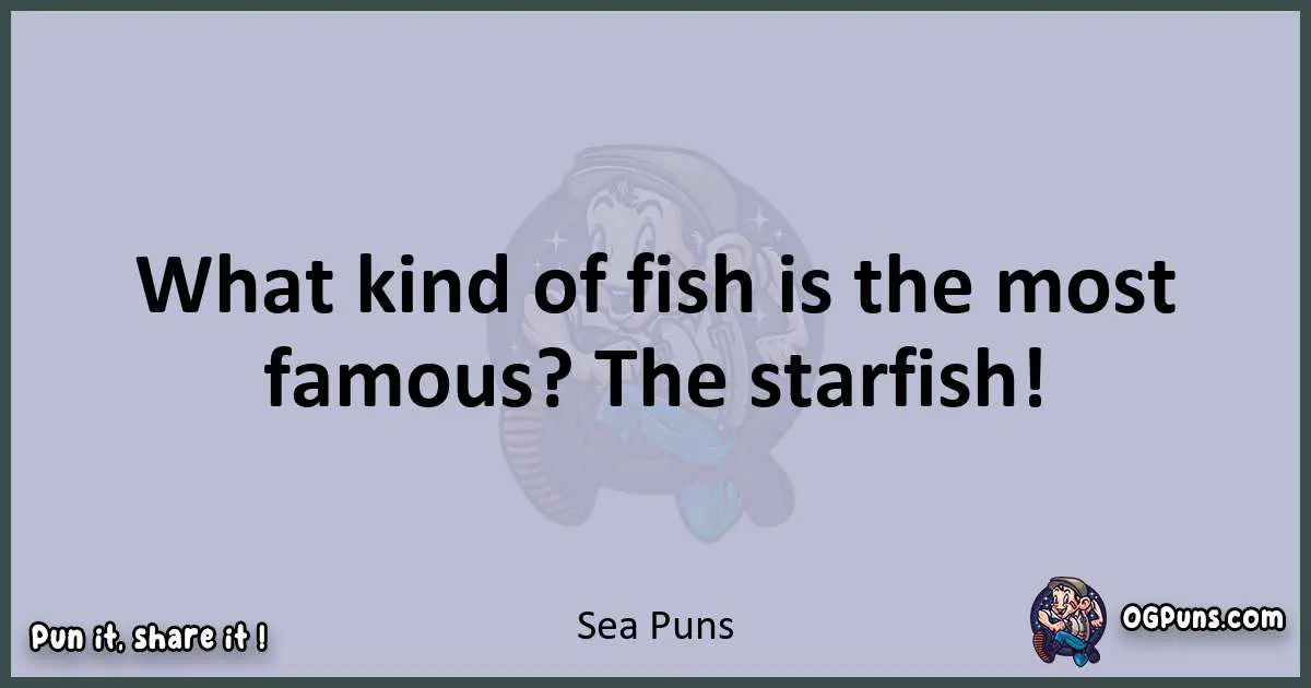 Textual pun with Sea puns