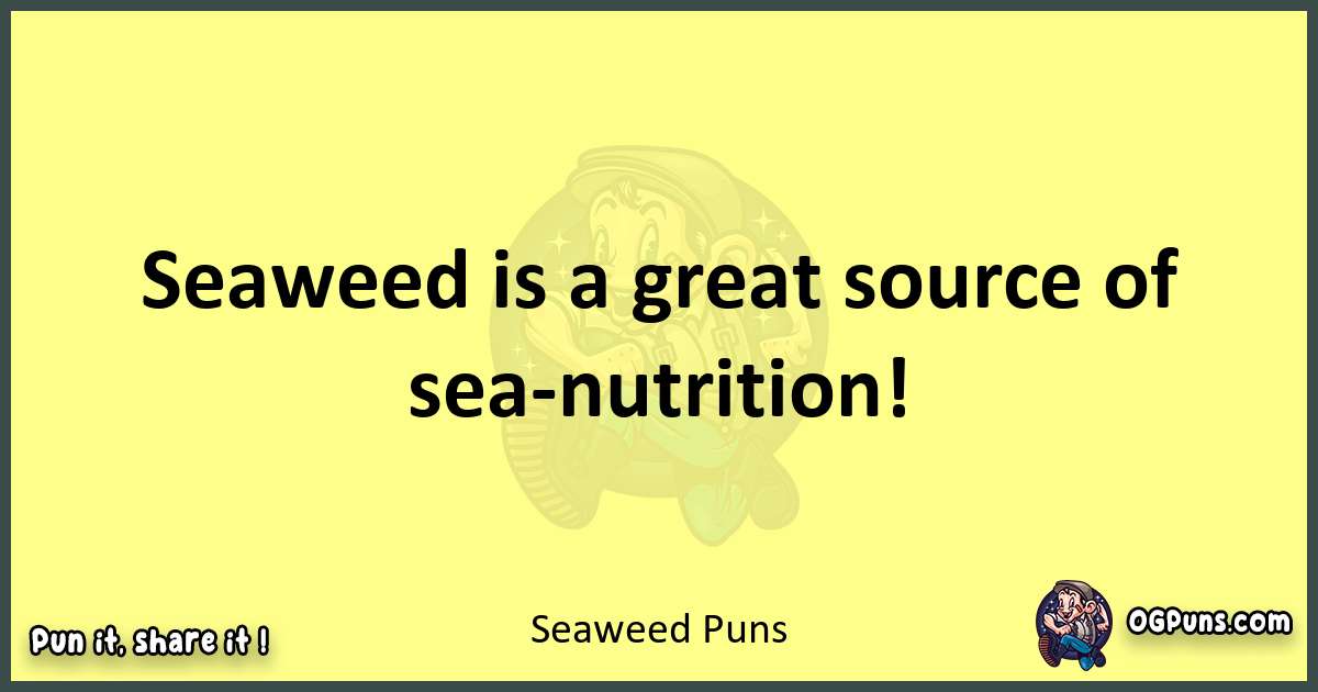 Seaweed puns best worpdlay