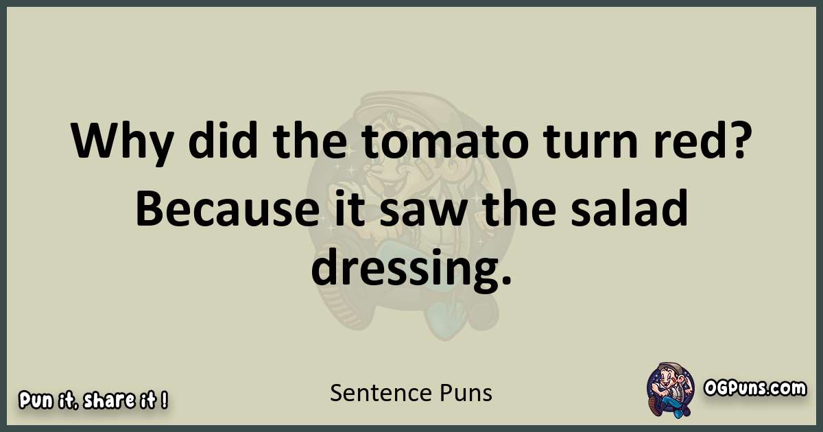Sentence puns text wordplay