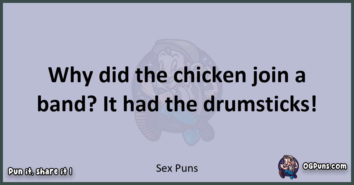 Textual pun with Sex puns