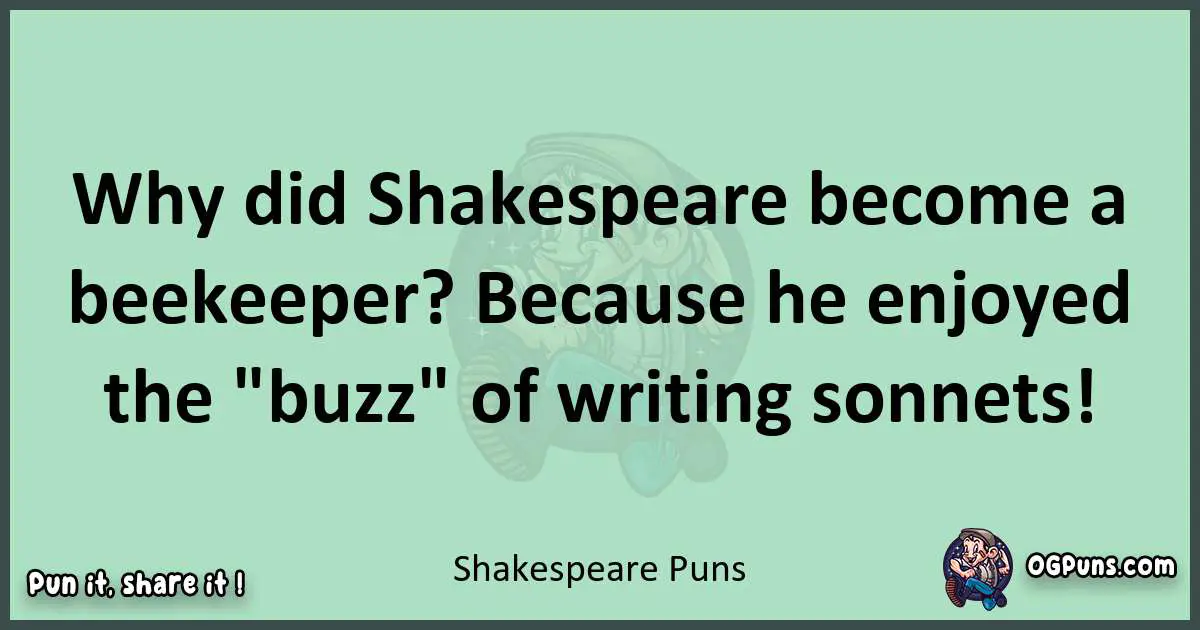 wordplay with Shakespeare puns