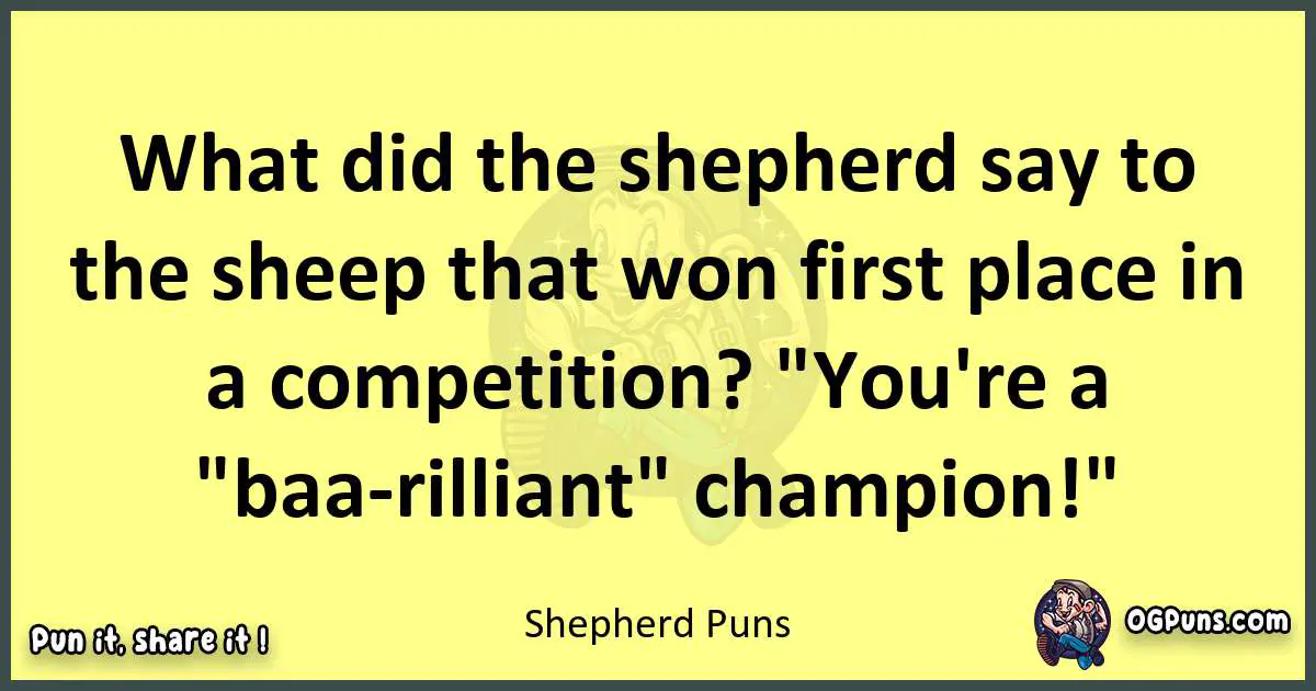Shepherd puns best worpdlay