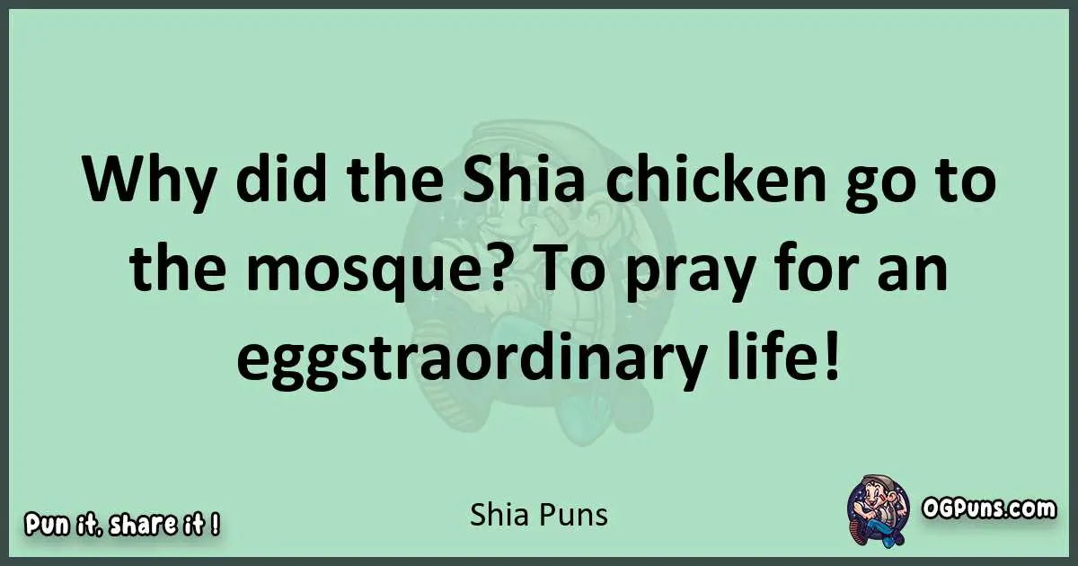 wordplay with Shia puns