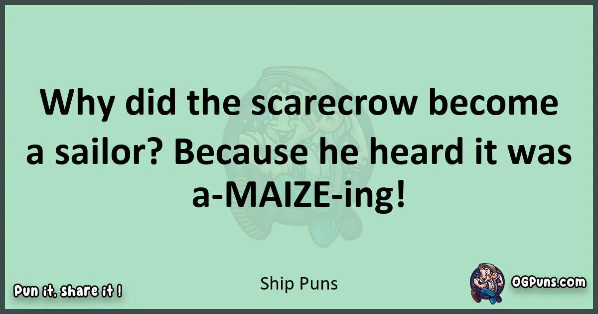wordplay with Ship puns