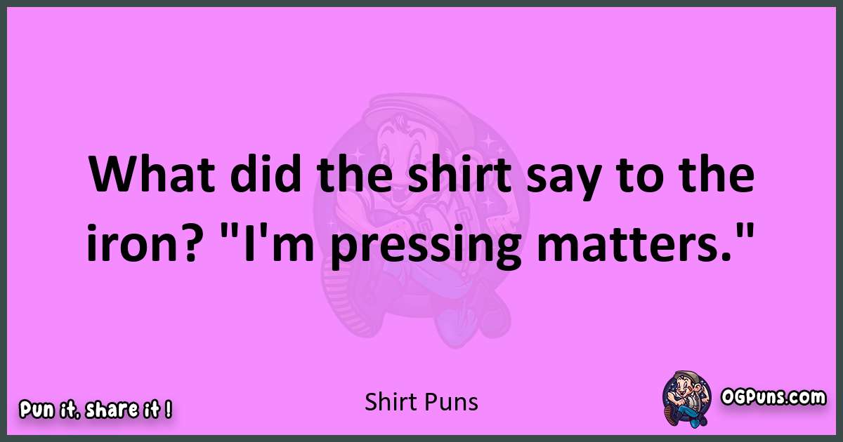 Shirt puns nice pun