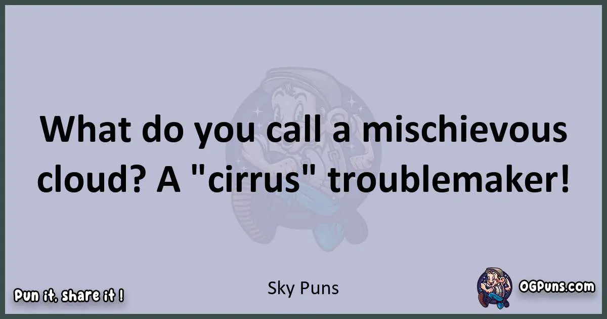 Textual pun with Sky puns