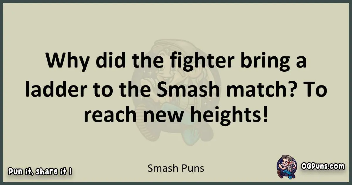 Smash puns text wordplay