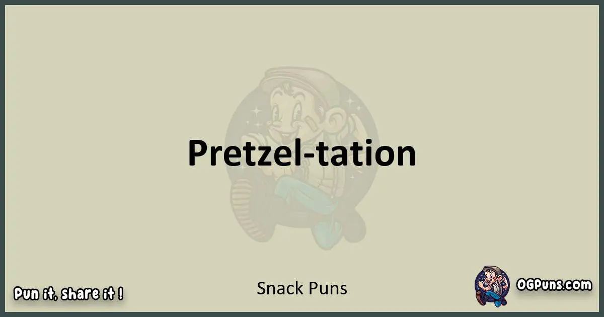 Snack puns text wordplay