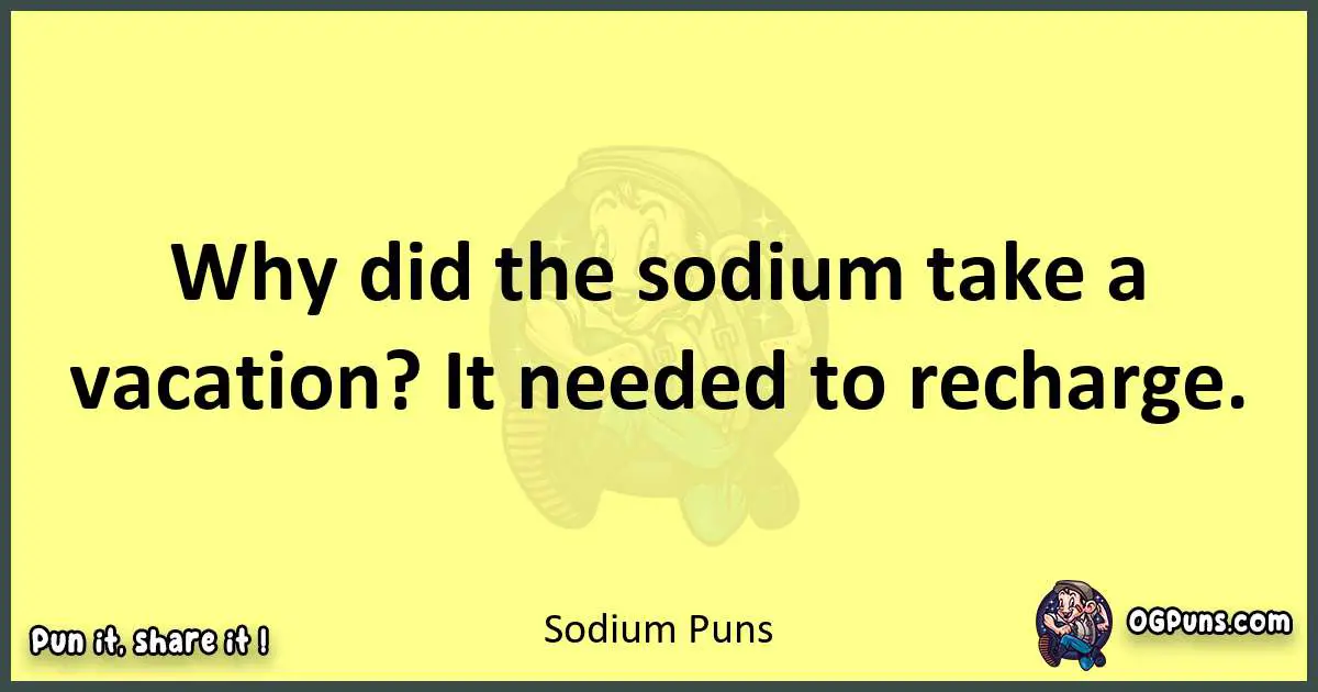 Sodium puns best worpdlay