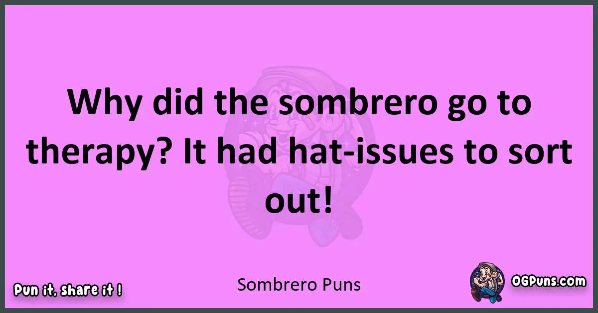 Sombrero puns nice pun