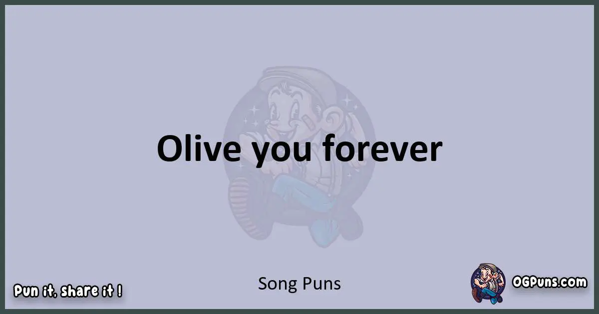 Textual pun with Song puns