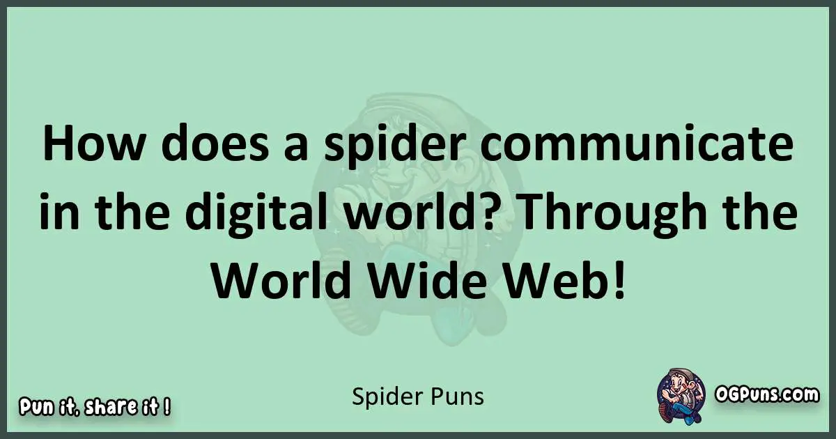 wordplay with Spider puns