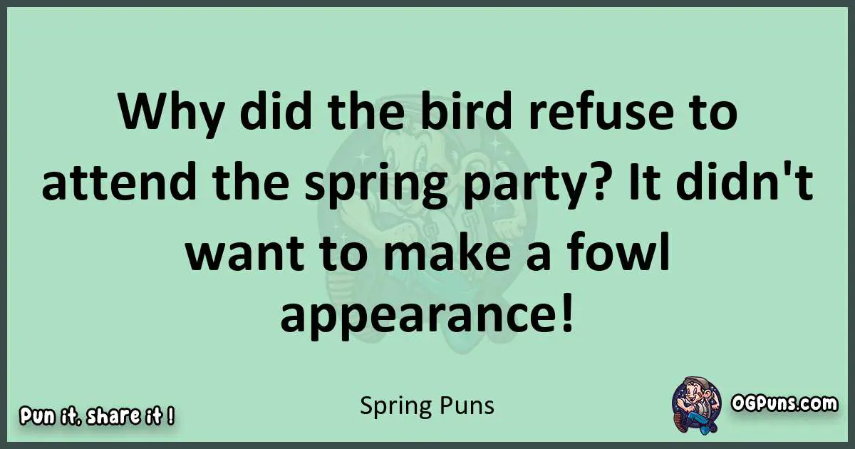 wordplay with Spring puns