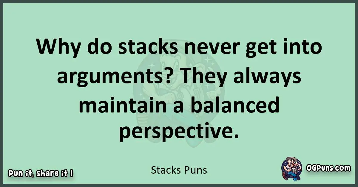 wordplay with Stacks puns