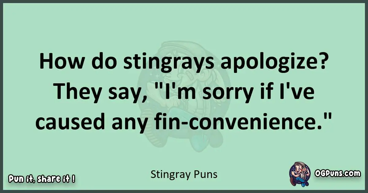 wordplay with Stingray puns