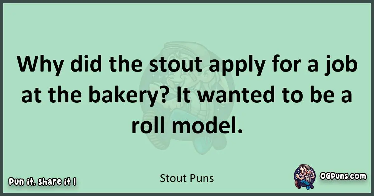 wordplay with Stout puns