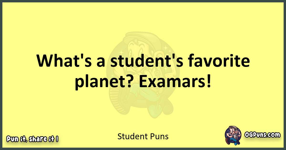 Student puns best worpdlay