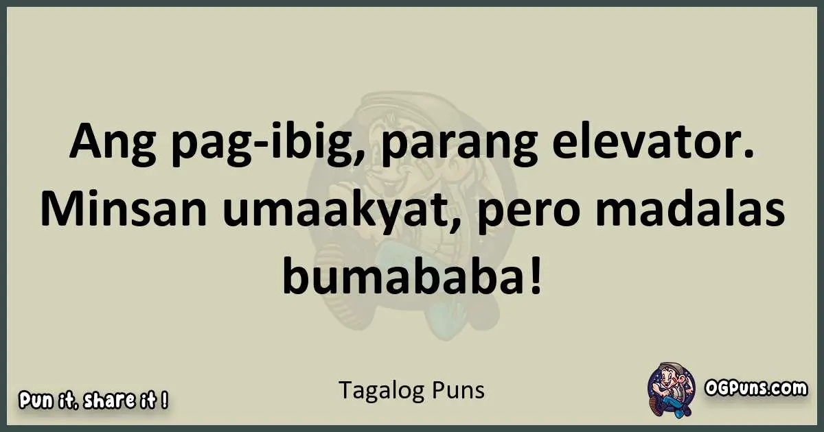 Tagalog puns text wordplay
