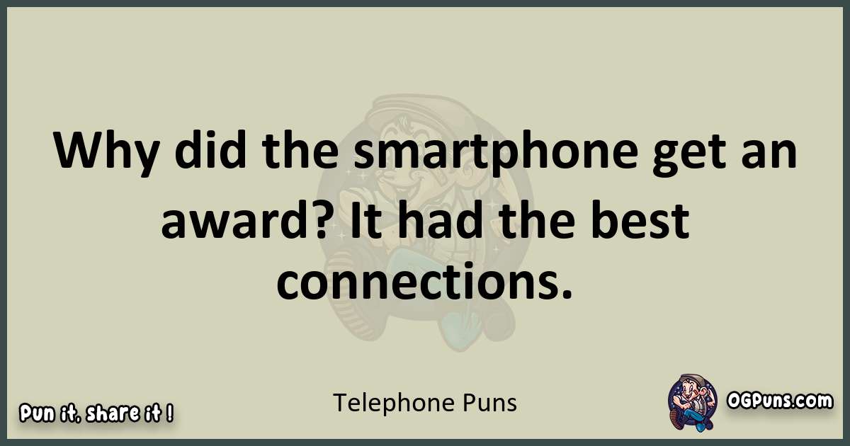 Telephone puns text wordplay