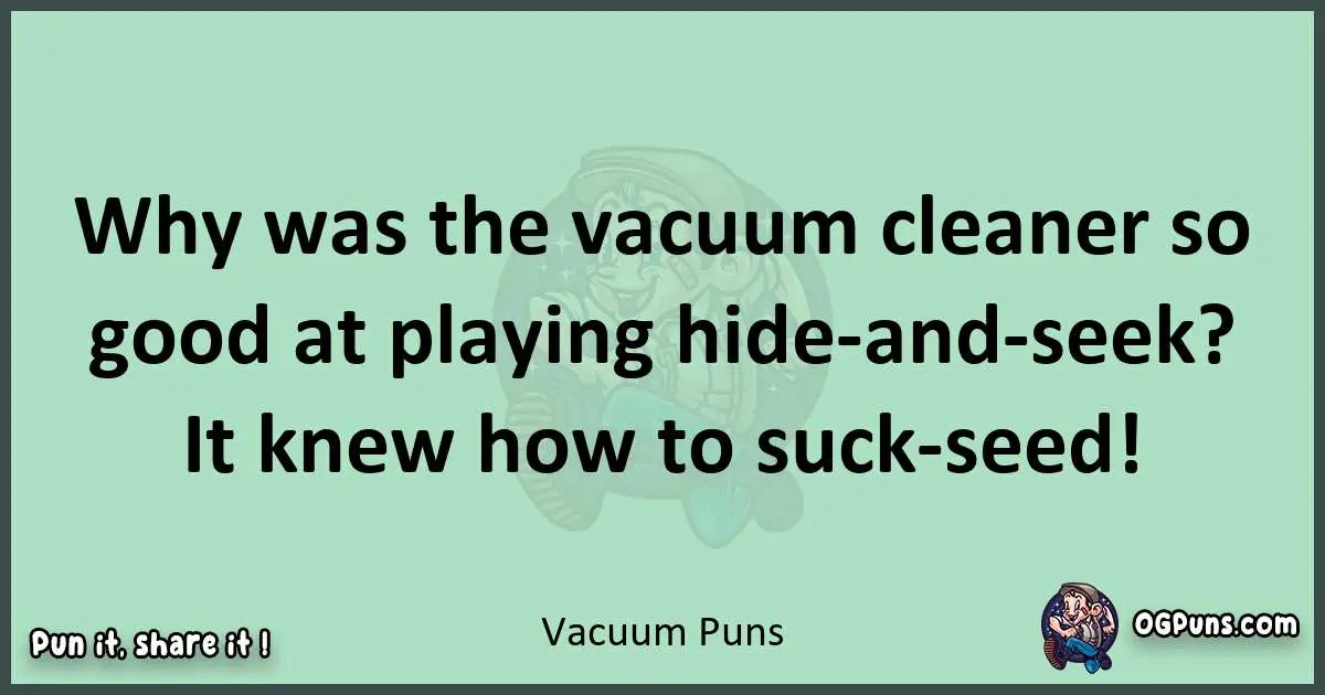 wordplay with Vacuum puns