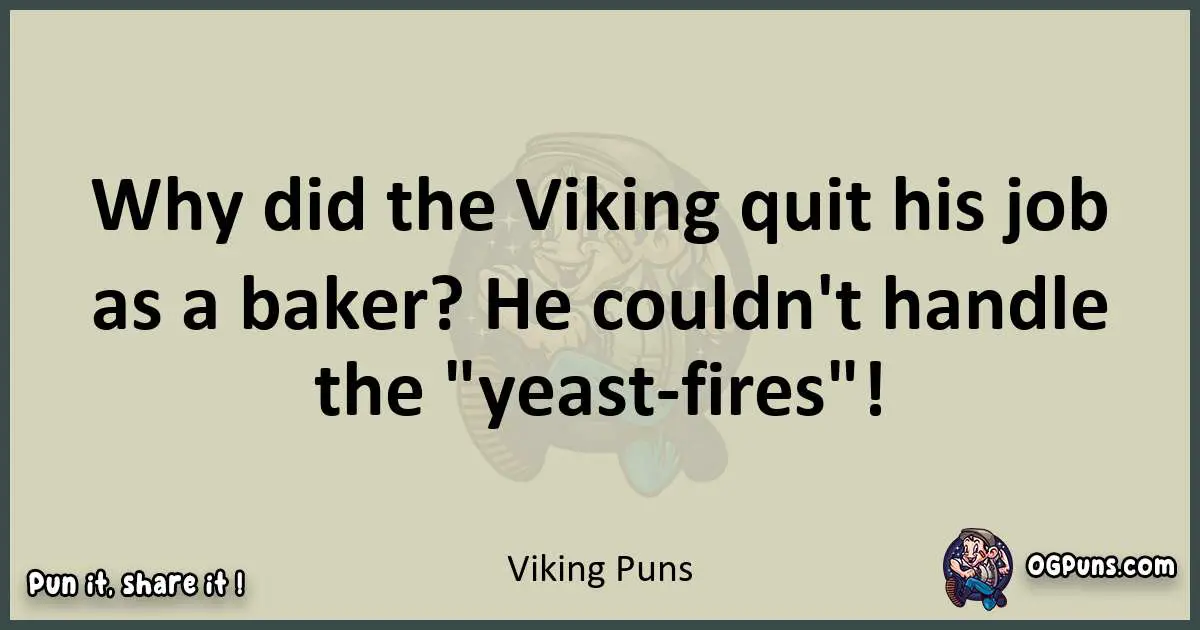Viking puns text wordplay