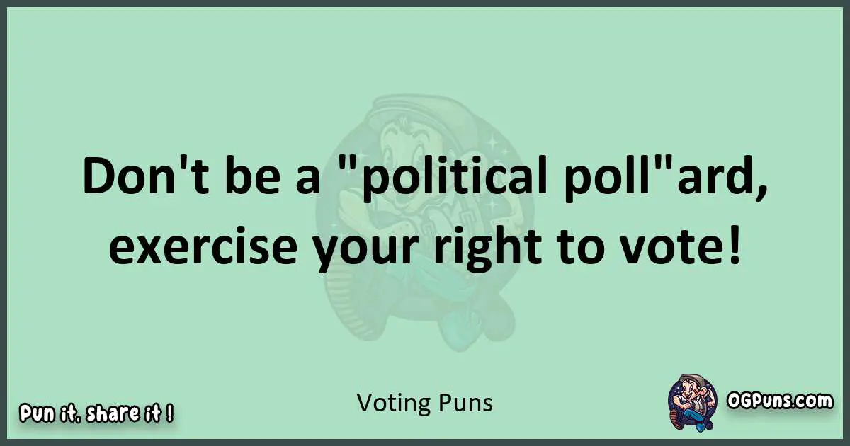 wordplay with Voting puns