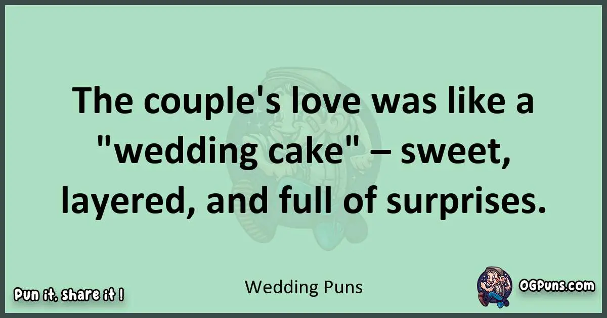 wordplay with Wedding puns