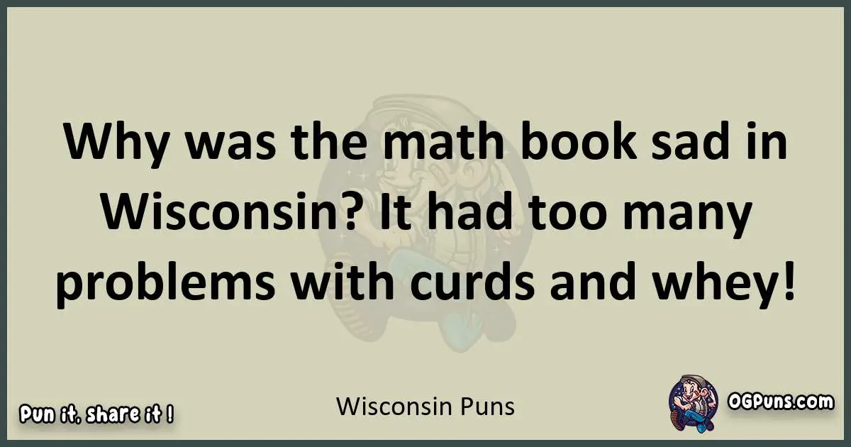 Wisconsin puns text wordplay
