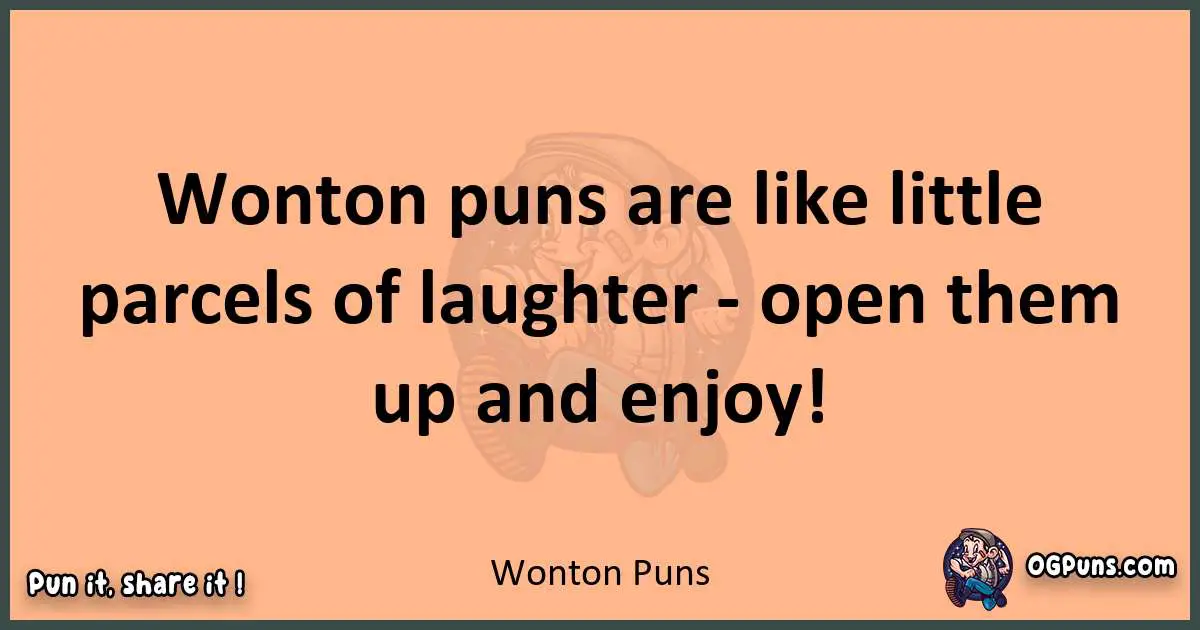 pun with Wonton puns