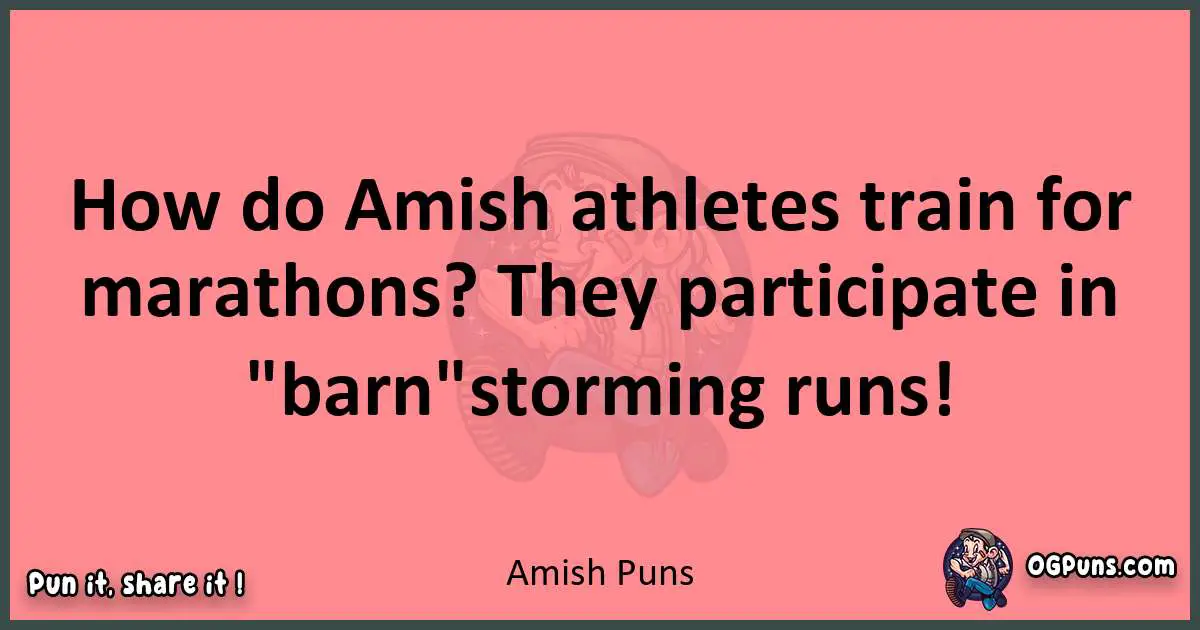 Amish puns funny pun